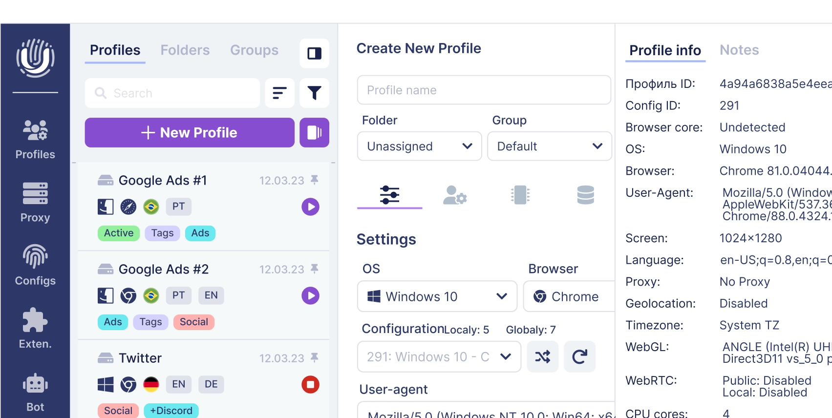 Undetectable.io - join to our community, more than 120K users